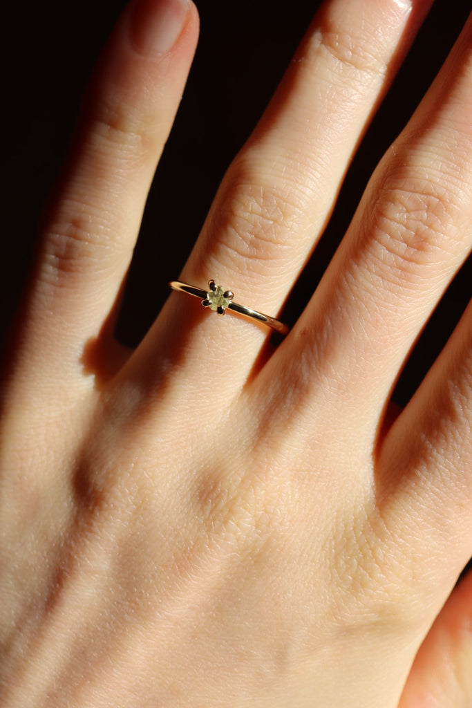 anello oro etico fairtrade diamanti