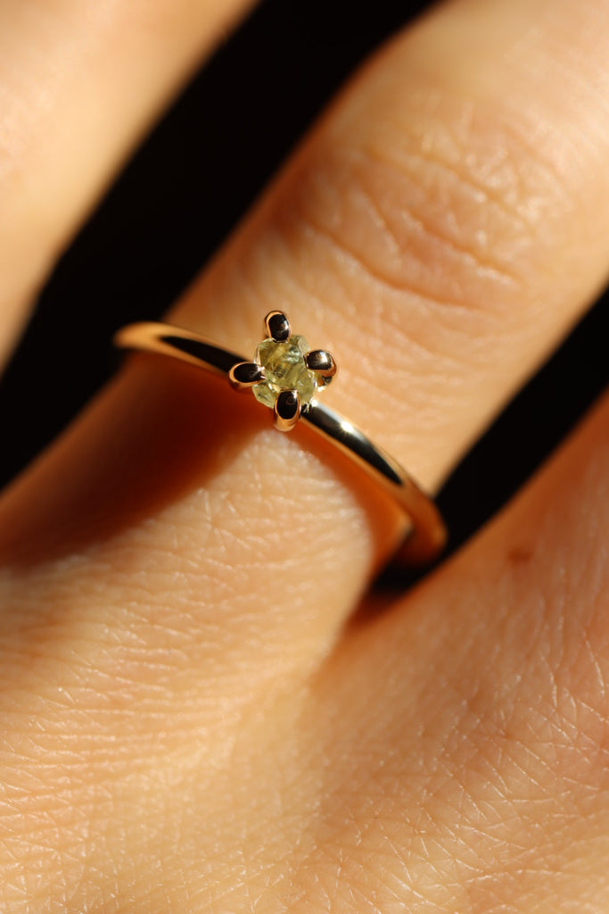 anello oro etico fairtrade diamanti