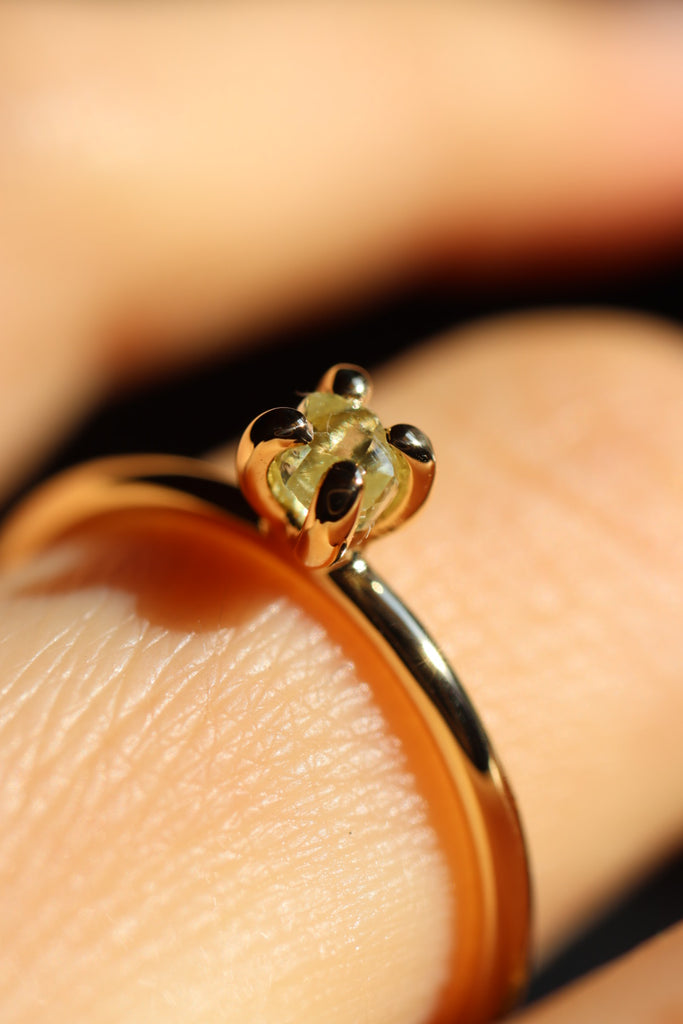 anello oro etico fairtrade diamanti