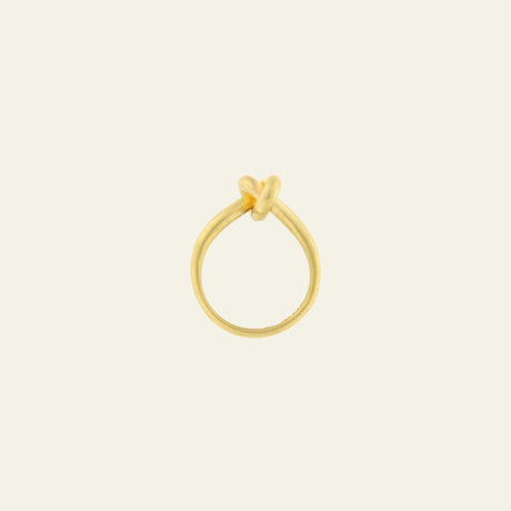 anello con nodo in oro