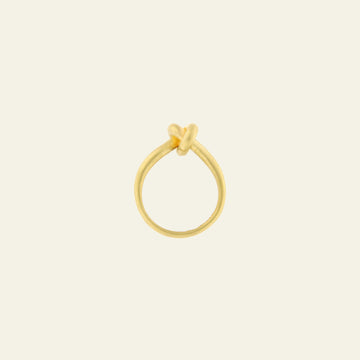 anello con nodo in oro