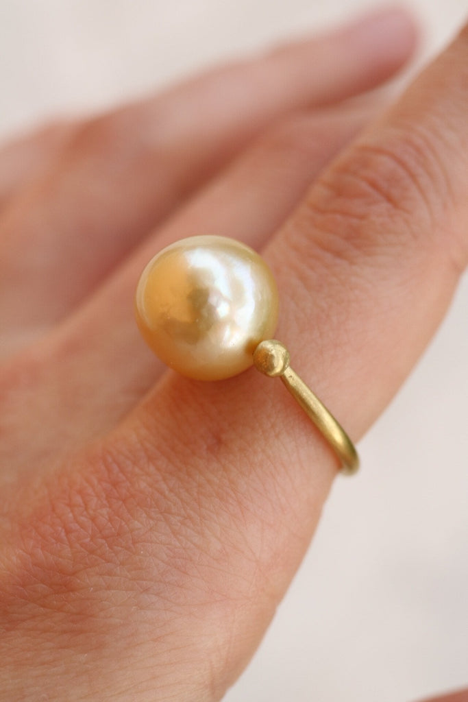 Perla South Sea dorata