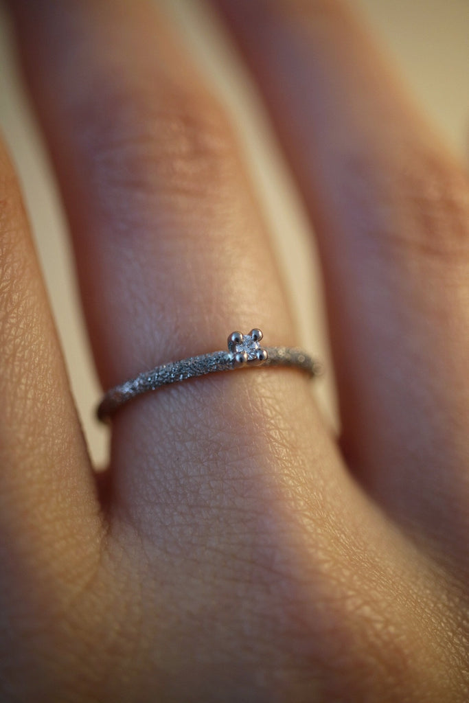 anello etico oro diamante